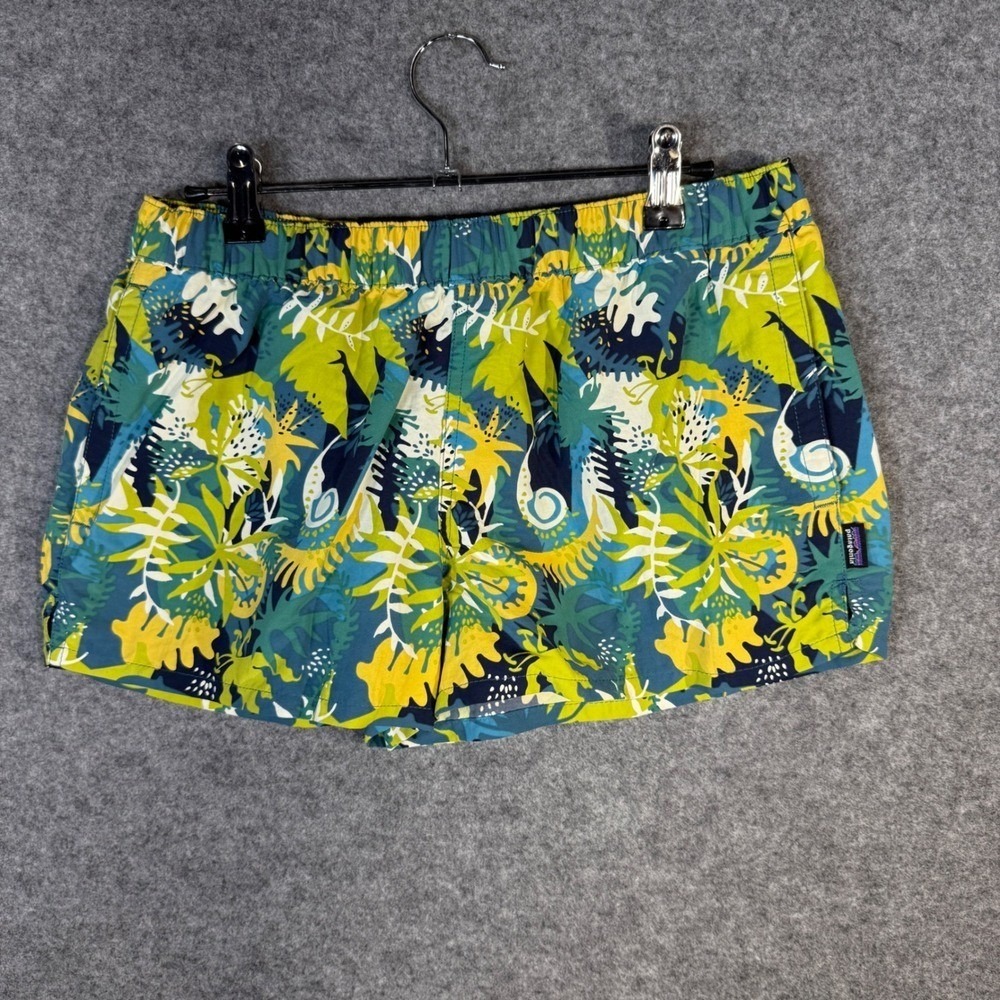 Patagonia‎ Men's Size M Tropical Floral Print Swim Trunks Elastic Waist